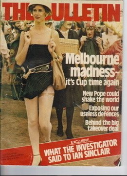Deborah Thomas on cover of The Bulletin