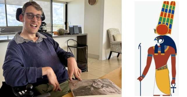Dr David Chapman and god of Montu